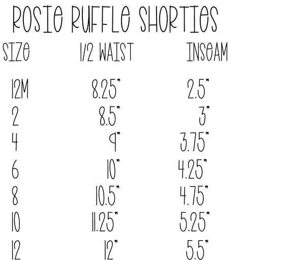 Strawberry Ruffle Shorties