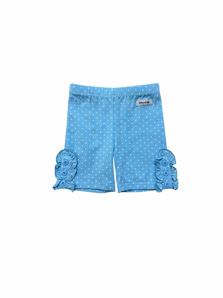 Blue Dot Bettie Button Shorties