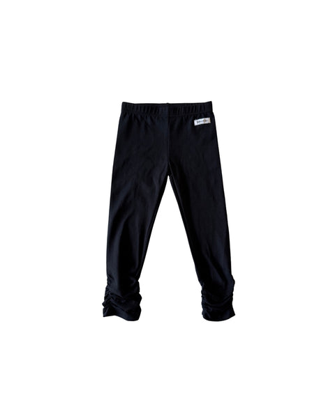 Black Ava Ruched Leggings