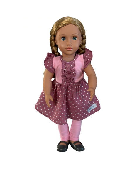 Mauve Dot Kenzie Tunic