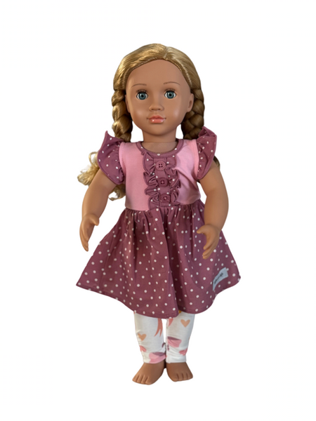 Lovely Bows Ava Ruched Leggings