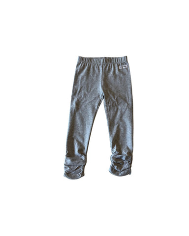Gray Ava Ruched Leggings