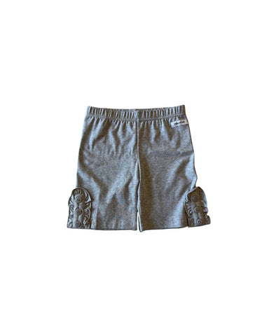 Gray Bettie Buttons Shorties