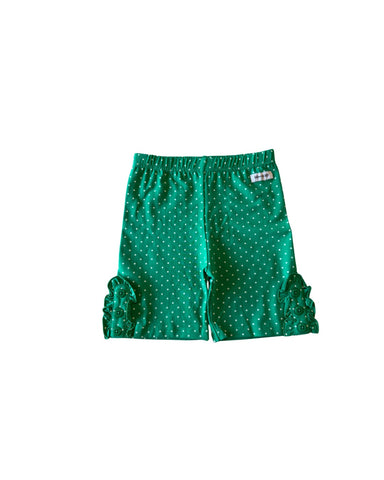 Green Dot Bettie Buttons Shorties