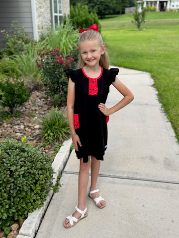 Magical Moments Pearl Dress -Black