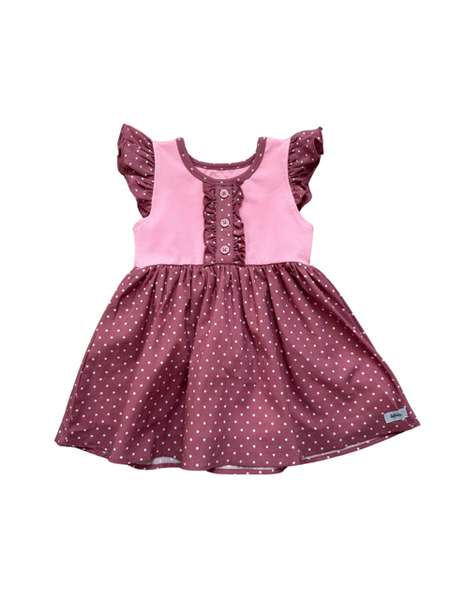 Mauve Dot Kenzie Tunic