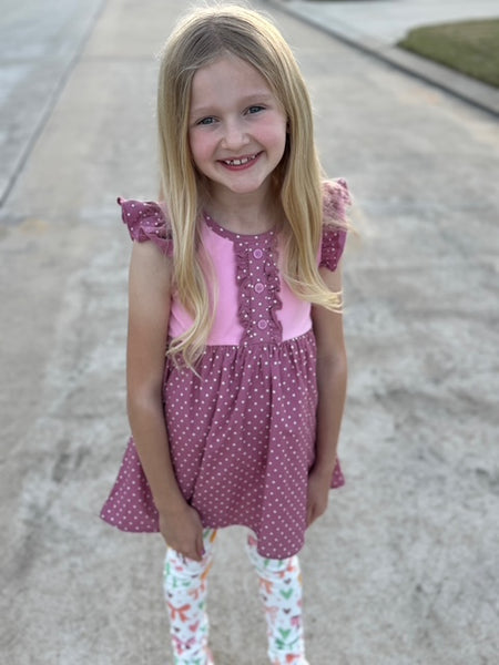 Lovely Bows Ava Ruched Leggings