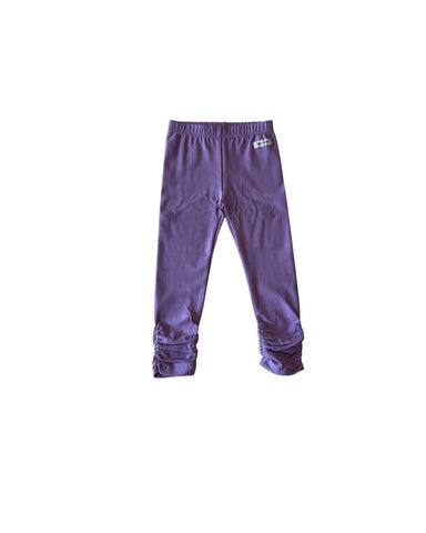 Purple Ava Ruched Leggings