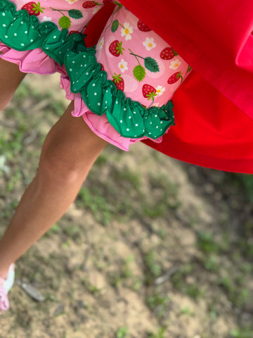 Strawberry Ruffle Shorties